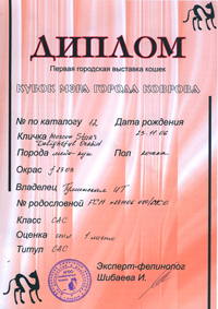 Выставка Ковров-2007